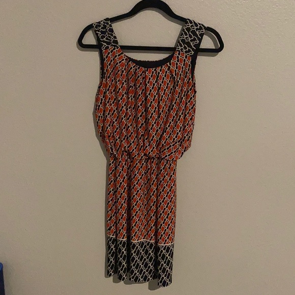 Geometric Print Dress - Picture 1 of 3